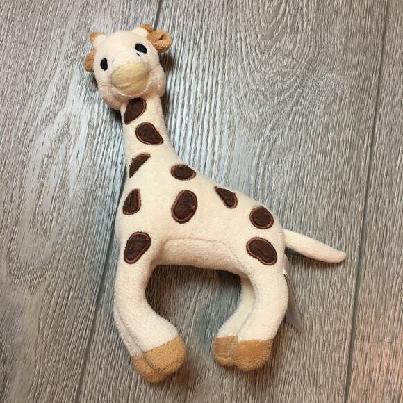 Vulli Sophie the Baby Giraffe Plush Toy Rattle Stuffed African Animal 10 - Picture 1 of 6